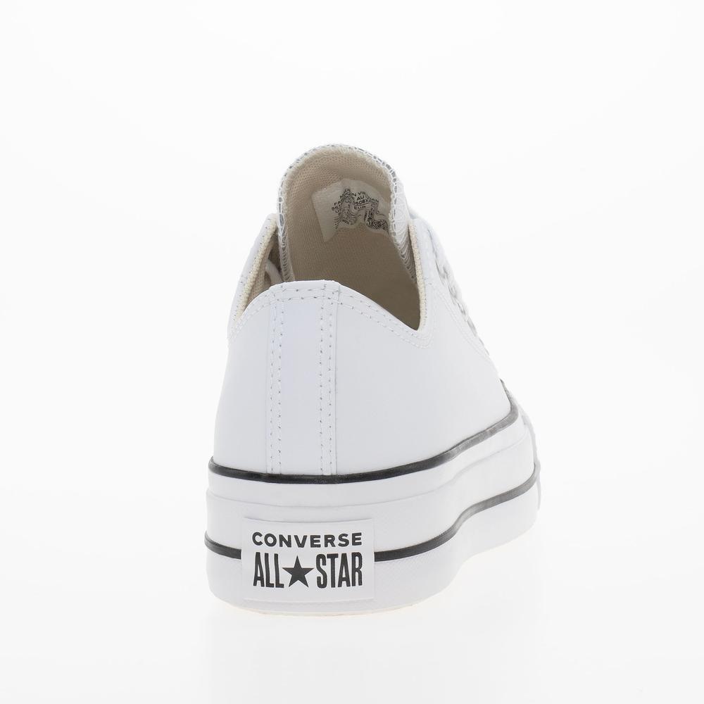 Topánky Converse Chuck Taylor All Star Lift Platform Leather 561680C - biele