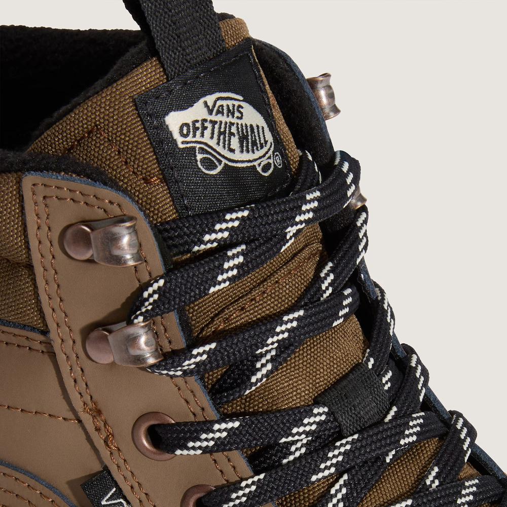 Dámske topánky Vans SK8-Hi Waterproof VN000DAQ91K1 - hnedé