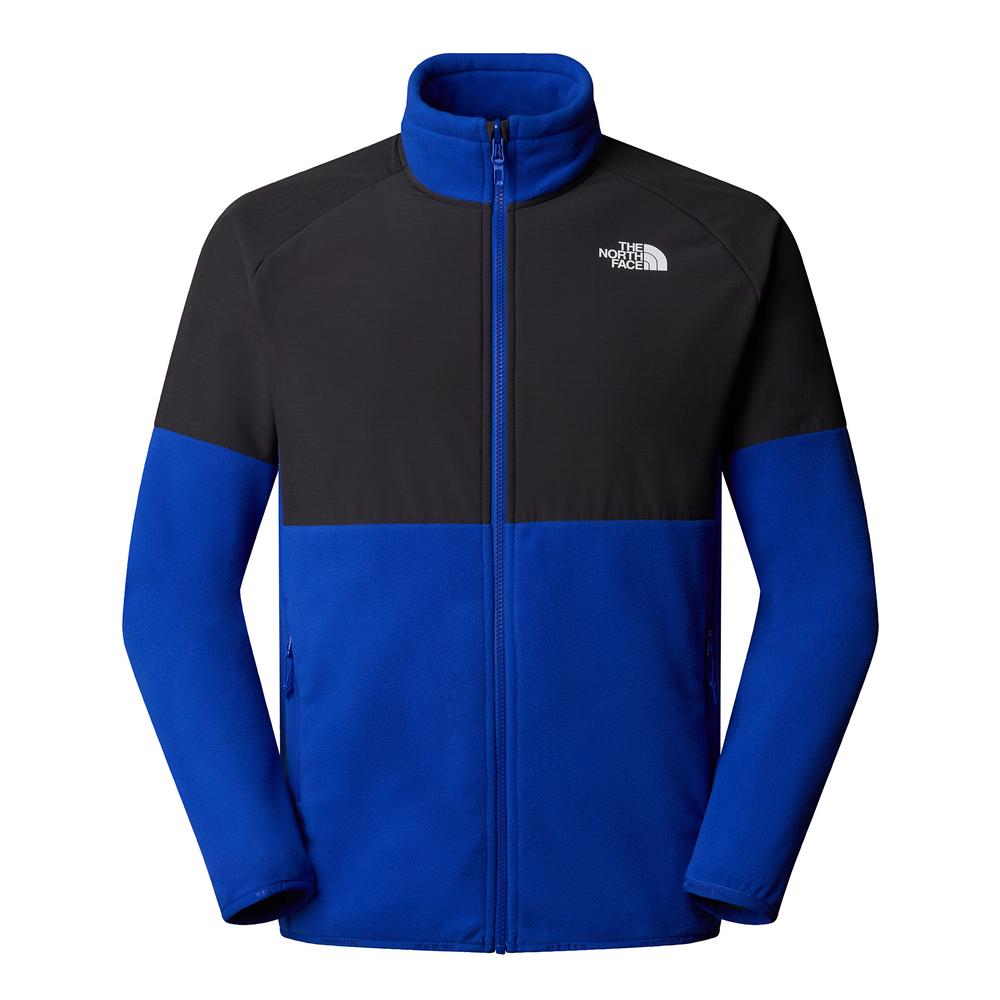 Blúza The North Face 100 Glacier Heavyweight Full-Zip Fleece 0A89JGJL11 - tmavomodré
