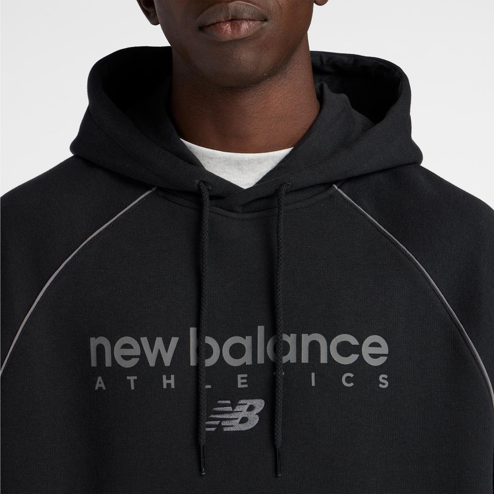 Pánska bunda New Balance Trackside Fleece MT611629BK - čierne