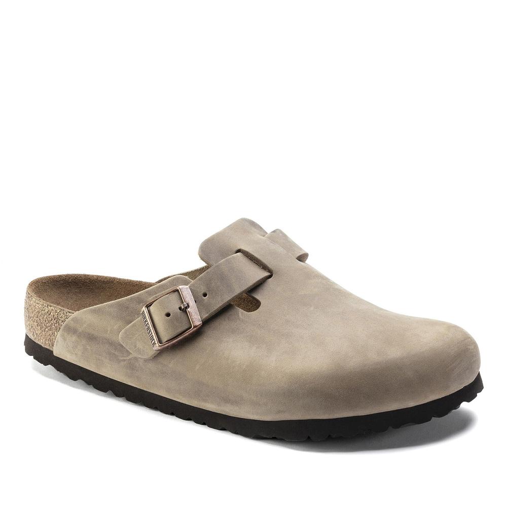 Klapky unisex Birkenstock Boston 1018147 - hnedé