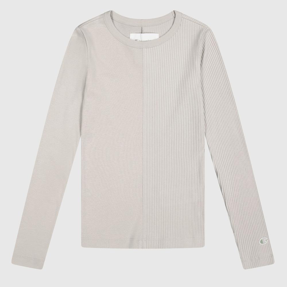 Tričko Champion Robbed Long Sleeve T-shirt E10017-ES057 - biele