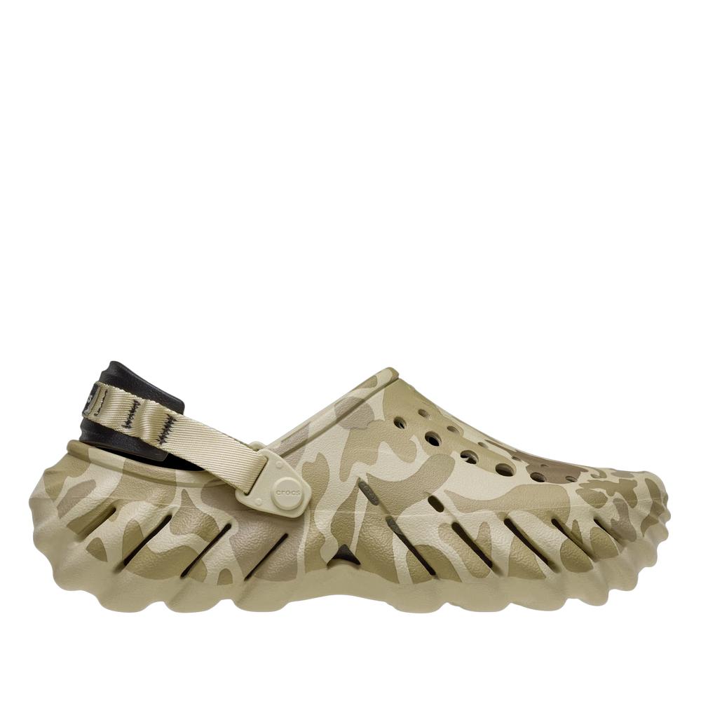 Klapky Crocs Echo Duck Clog 211981-2YJ - béžové