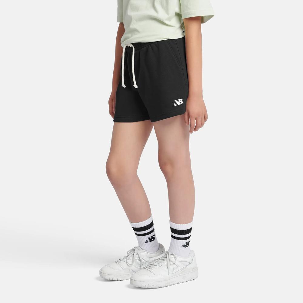 Detské Šortky New Balance LAKG0006BK - čierne