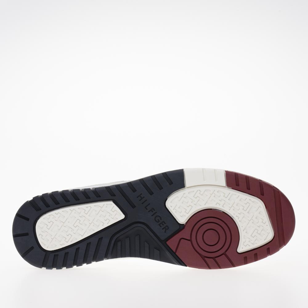 Topánky Tommy Hilfiger Basket Street Mix FM0FM04970-YBS - biele