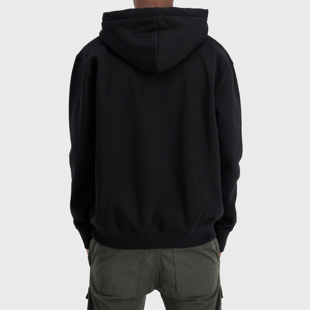 Blúza Alpha Industries Taped Pocket Hoody 13833203 - čierne