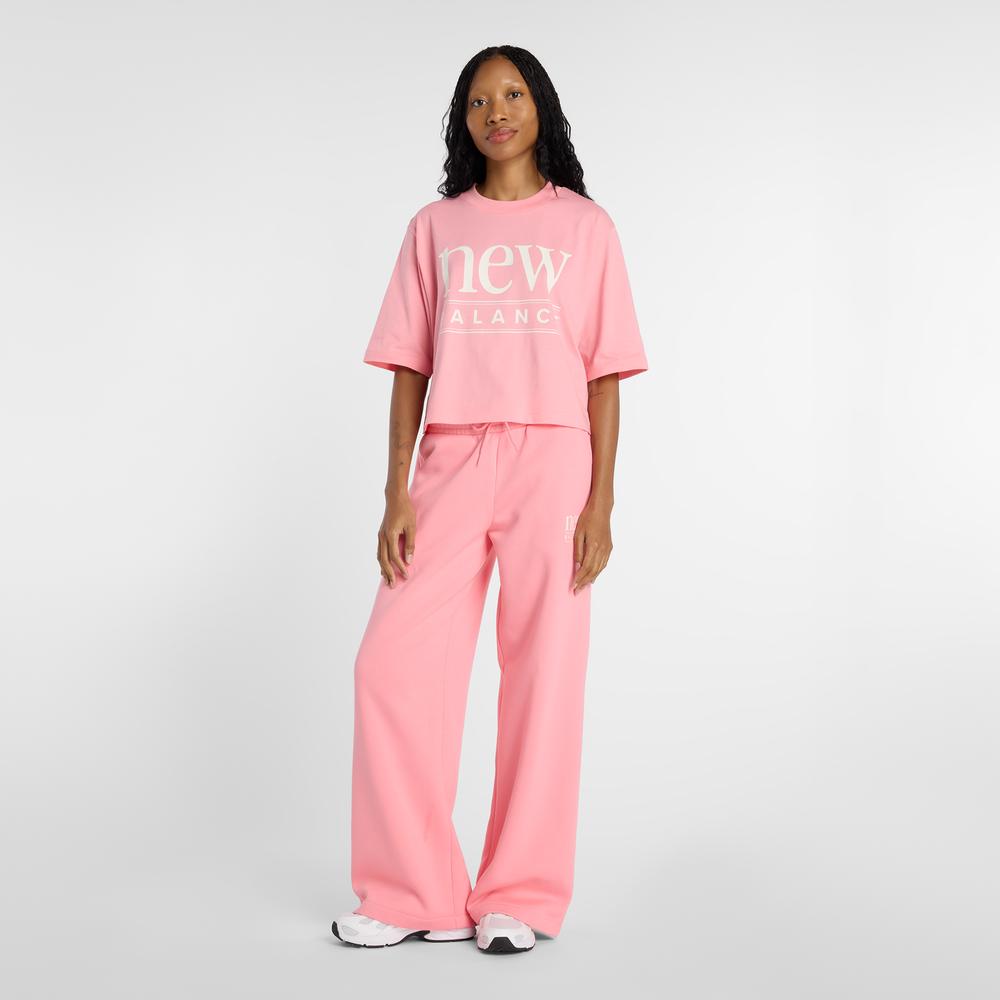 Dámske tričko New Balance WT61V5OPAA6 - ružové
