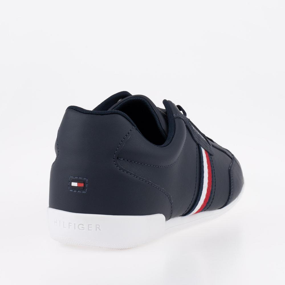 Topánky Tommy Hilfiger Classic LO Cupsole Leather FM0FM04277-DW5 - tmavomodré