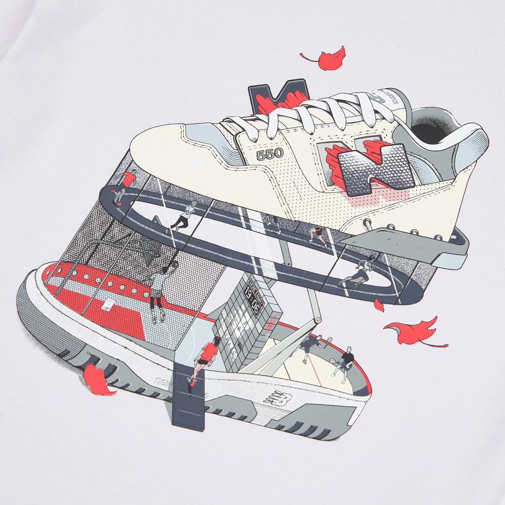 Tričko detské New Balance LAKG0117RIG - fialové