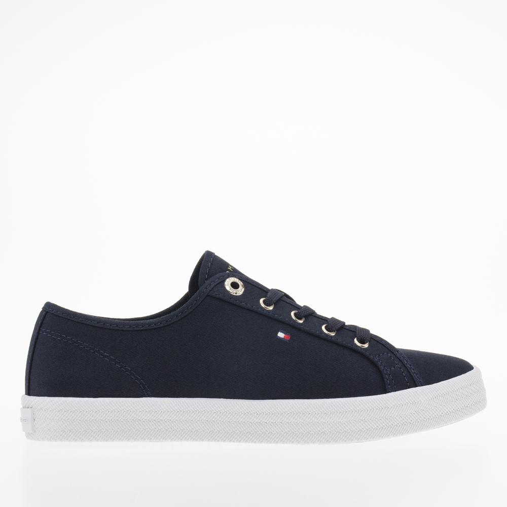Topánky Tommy Hilfiger Essential Vulcanized Sneaker FW0FW07119-DW6 - tmavomodré