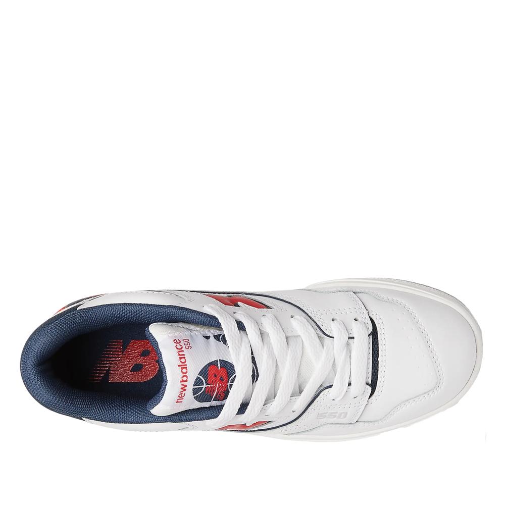 Detské topánky New Balance GSB550ED - biele