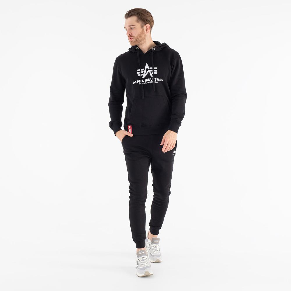 Blúza Alpha Industries Basic Hoody 17831203 - čierne