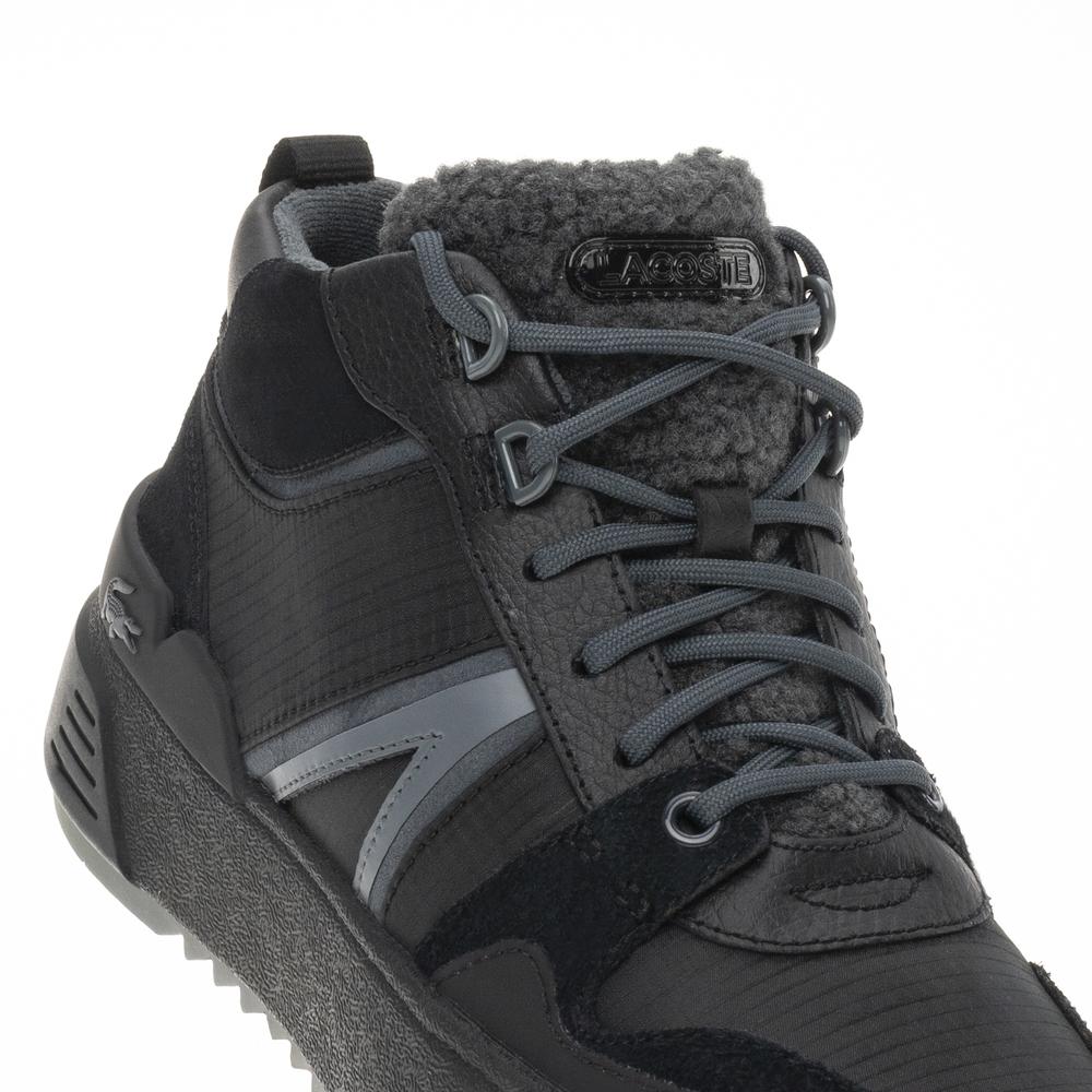 Topánky Lacoste L002 Mid 746CFA0036-02H - čierne