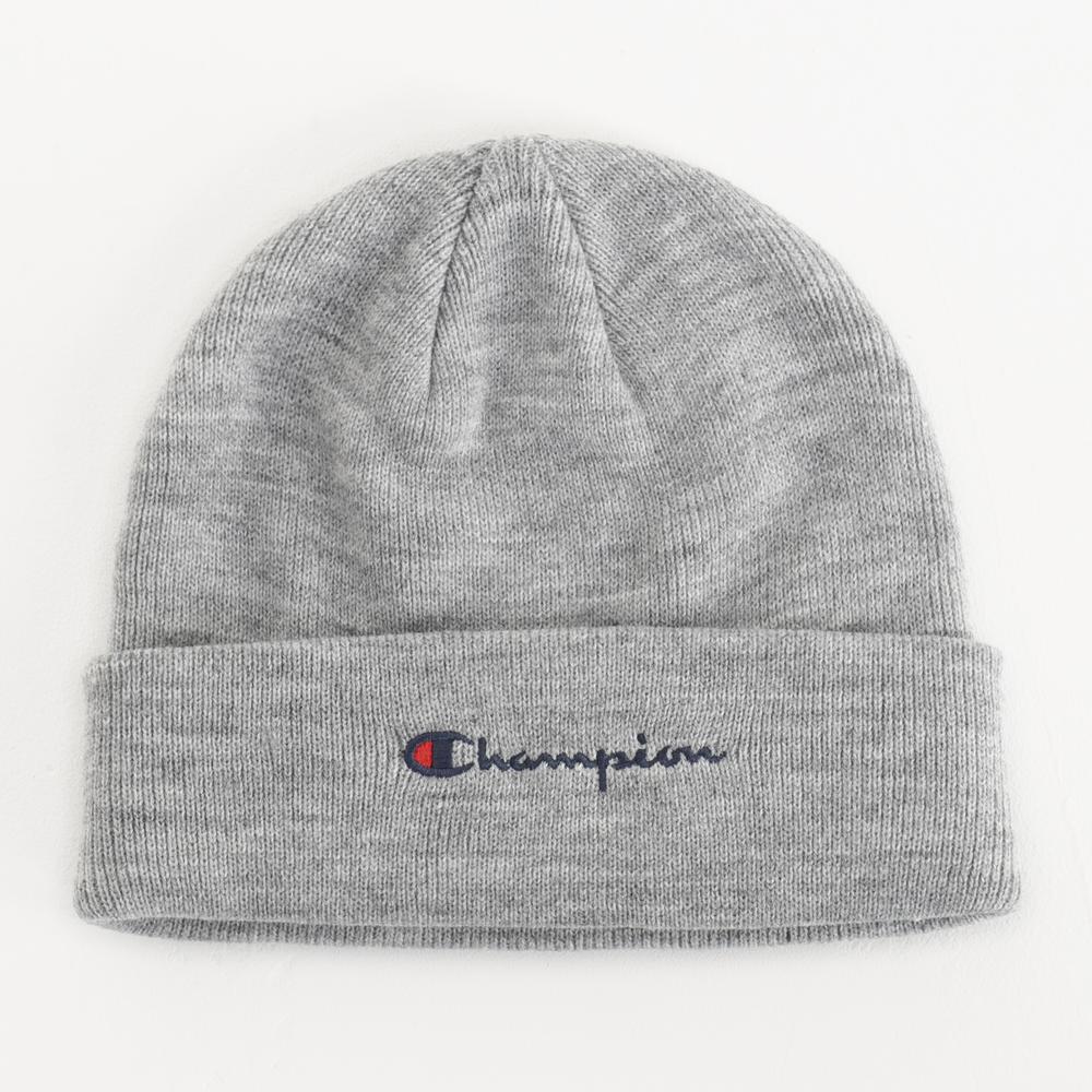 Čiapka Champion Script Logo Beanie 806064-EM021 - šedý