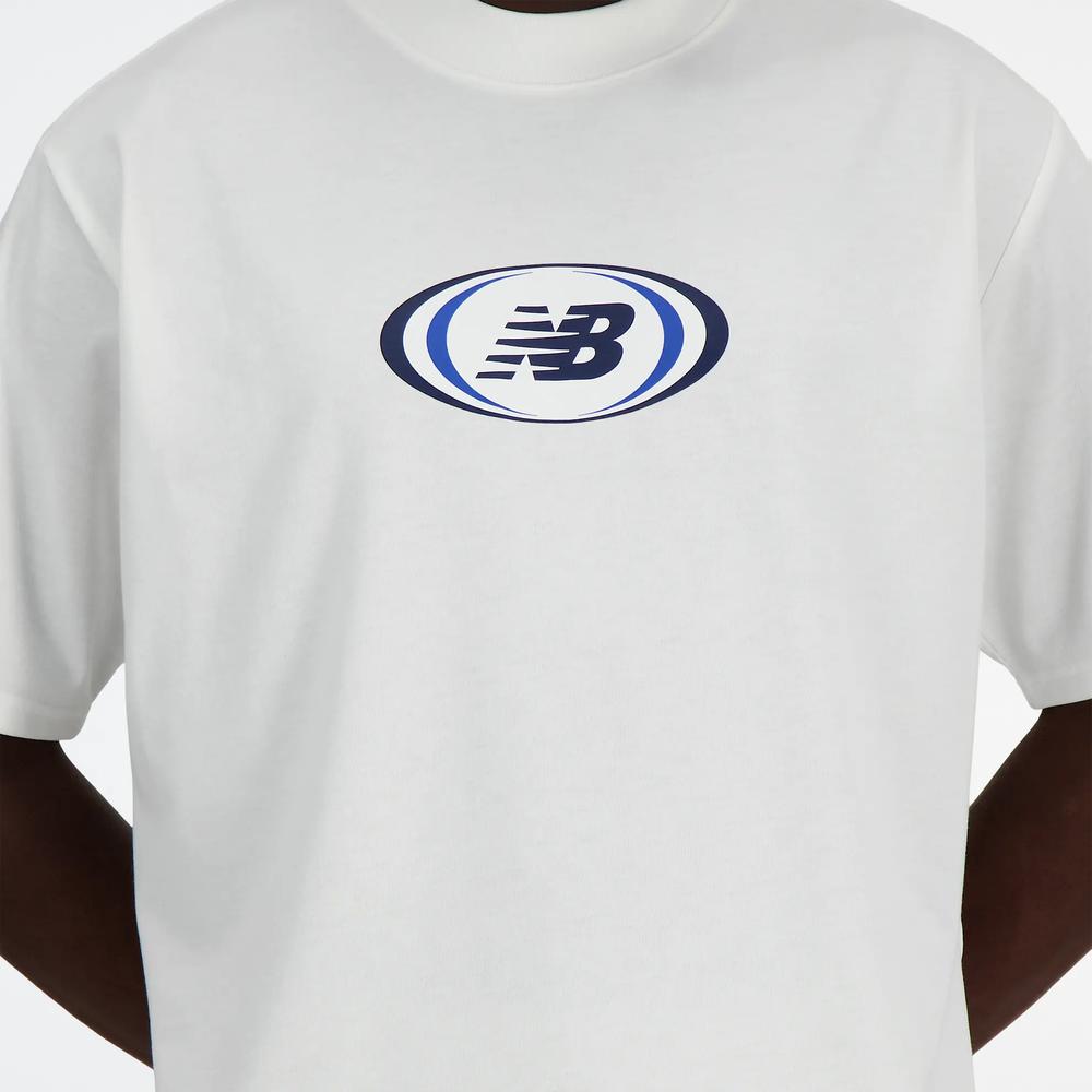 Pánske tričko New Balance MT41600WT - biele
