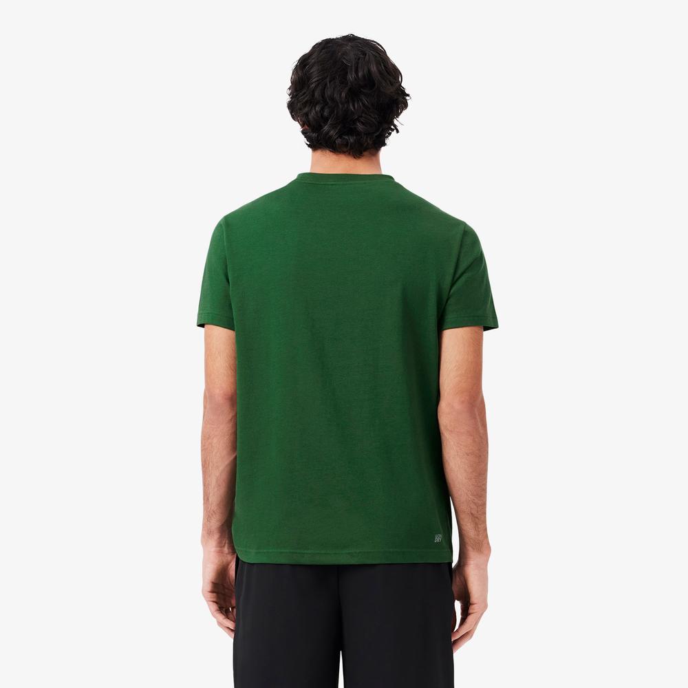 Tričko Lacoste Sport 3D Print Crocodile Breathable Jersey TH2042-YRR - zelené