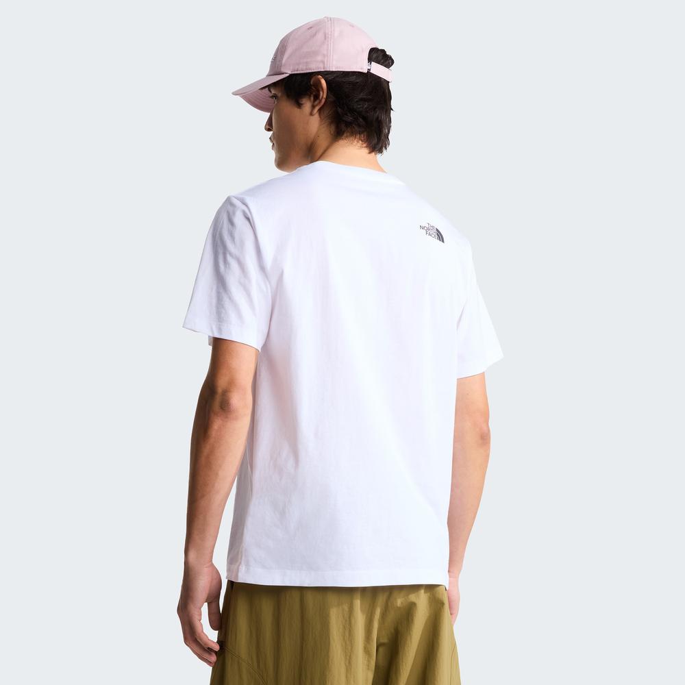 Mužský tričko The North Face Evolution Half Dome 0A8B6JLA91 - biele