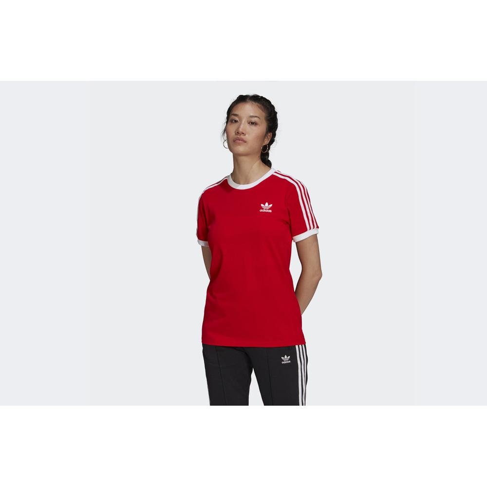 Tričko adidas Originals Adicolor Classics 3-Stripes Tee H33575 - červené