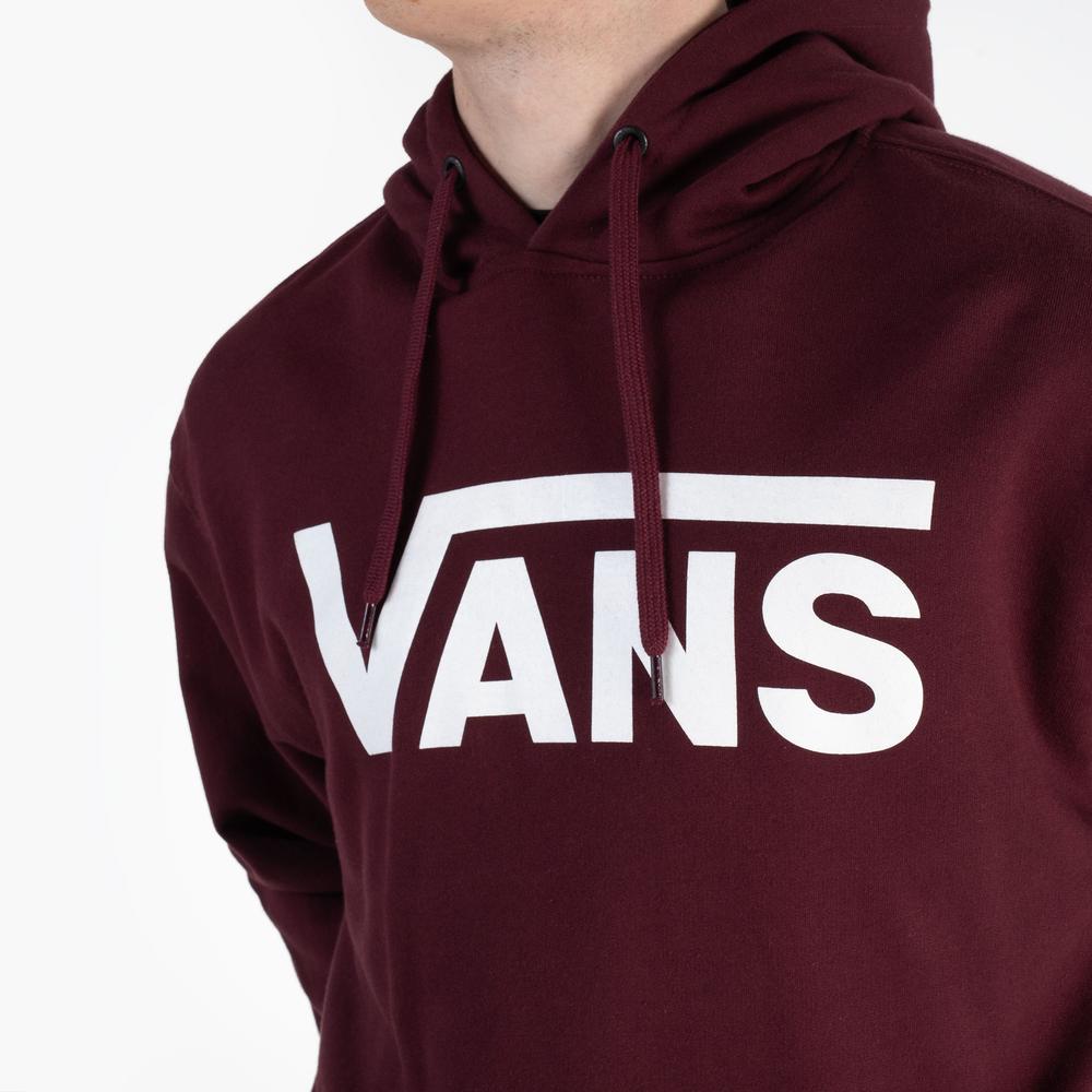 Blúza Vans Classic Pullover VN000HNXK1O1 - bordóvé