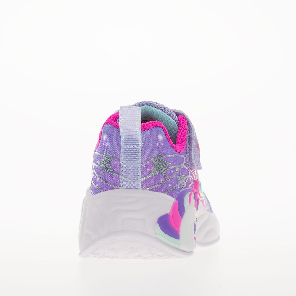 Topánky Skechers S Lights Unicorn Dreams Wishful Magic 302299LLVHP - fialové