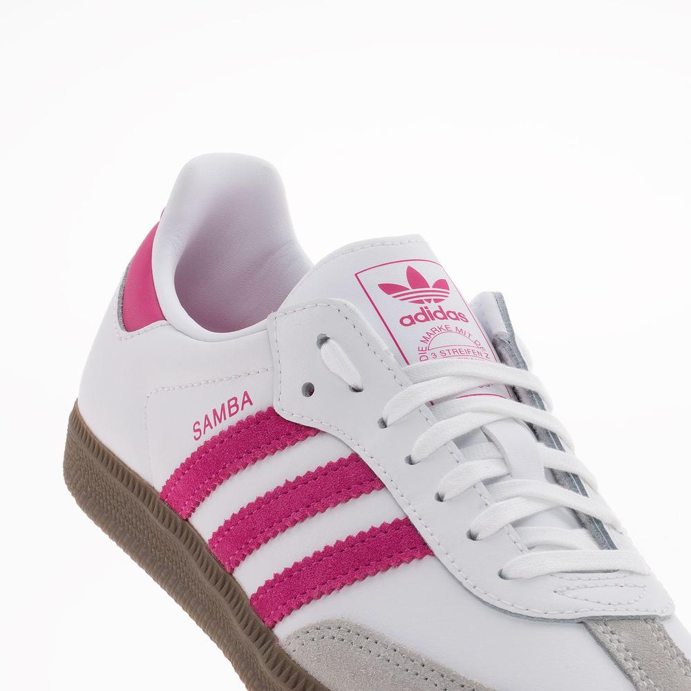 Detské topánky adidas Originals Samba OG J KK3556 - biele