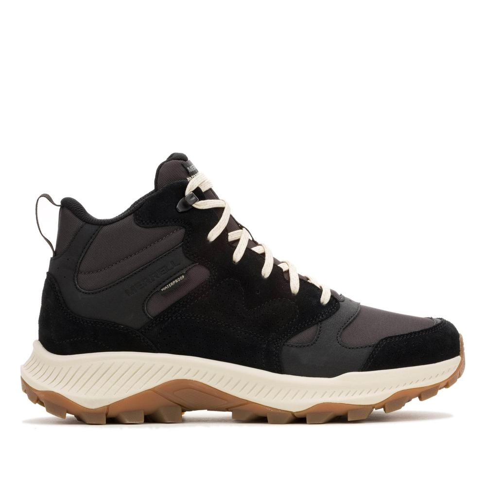 Pánske topánky Merrell Tempo Sol Mid Waterproof J038731 - čierne