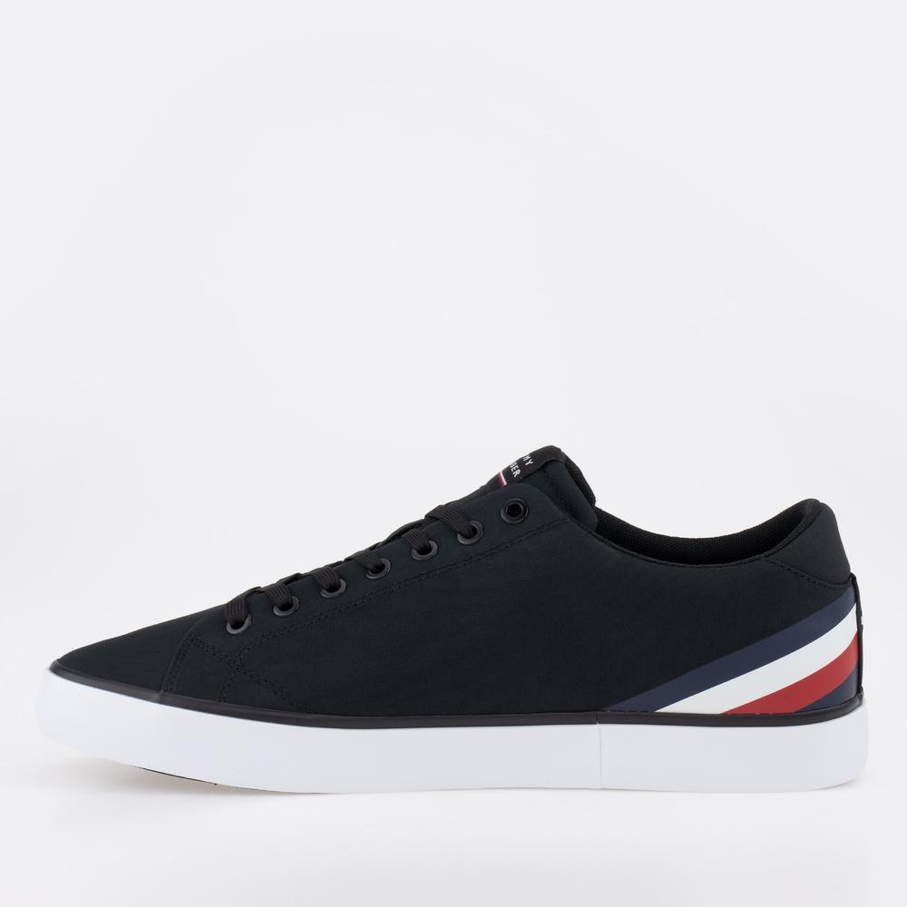 Topánky Tommy Hilfiger HI Vulc Core Low Stripes FM0FM04735-BDS - čierne