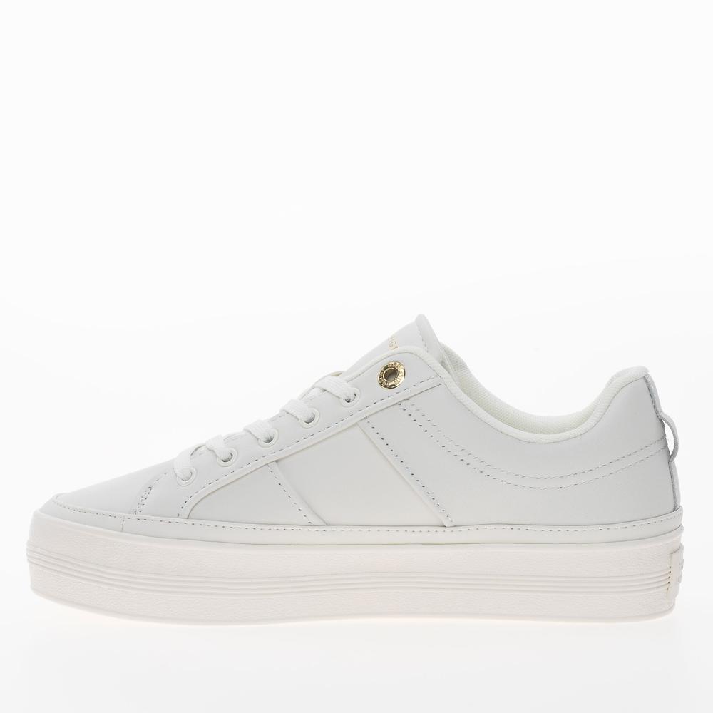 Topánky Tommy Hilfiger Essential TH Monogram Leather Flatform FW0FW07945-YBL - biele