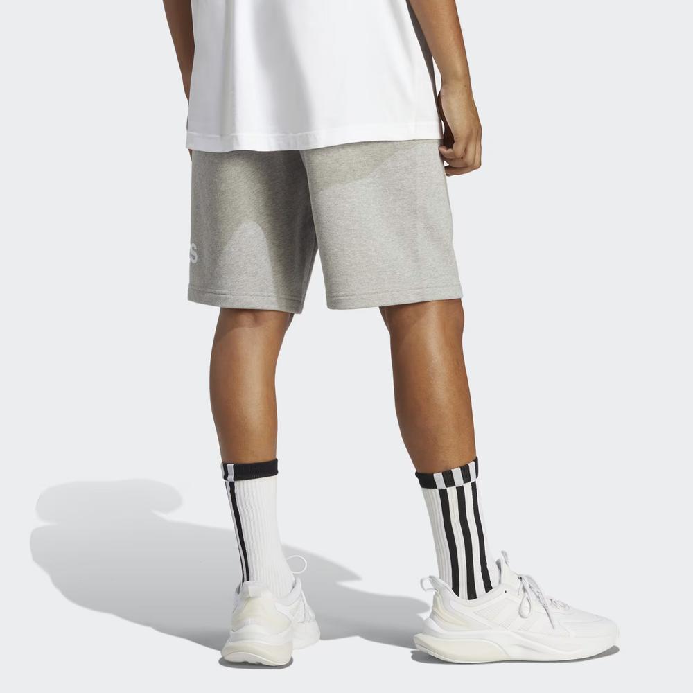 Šortky adidas adidas Essentials Big Logo French Terry IC9403 - šedý