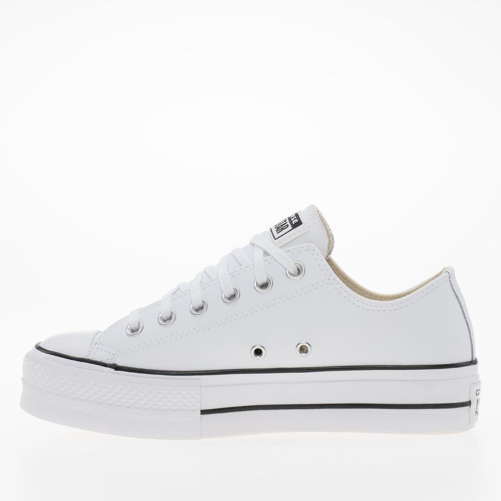 Topánky Converse Chuck Taylor All Star Lift Platform Leather 561680C - biele