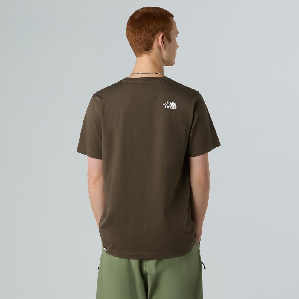 Tričko The North Face Simple Dome 0A87NG21L1 - zelené