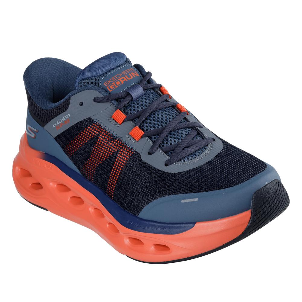 Topánky pánske Skechers Slip-ins: Max Cushioning Glide-Step Aberdeen 220422NVOR - tmavomodré