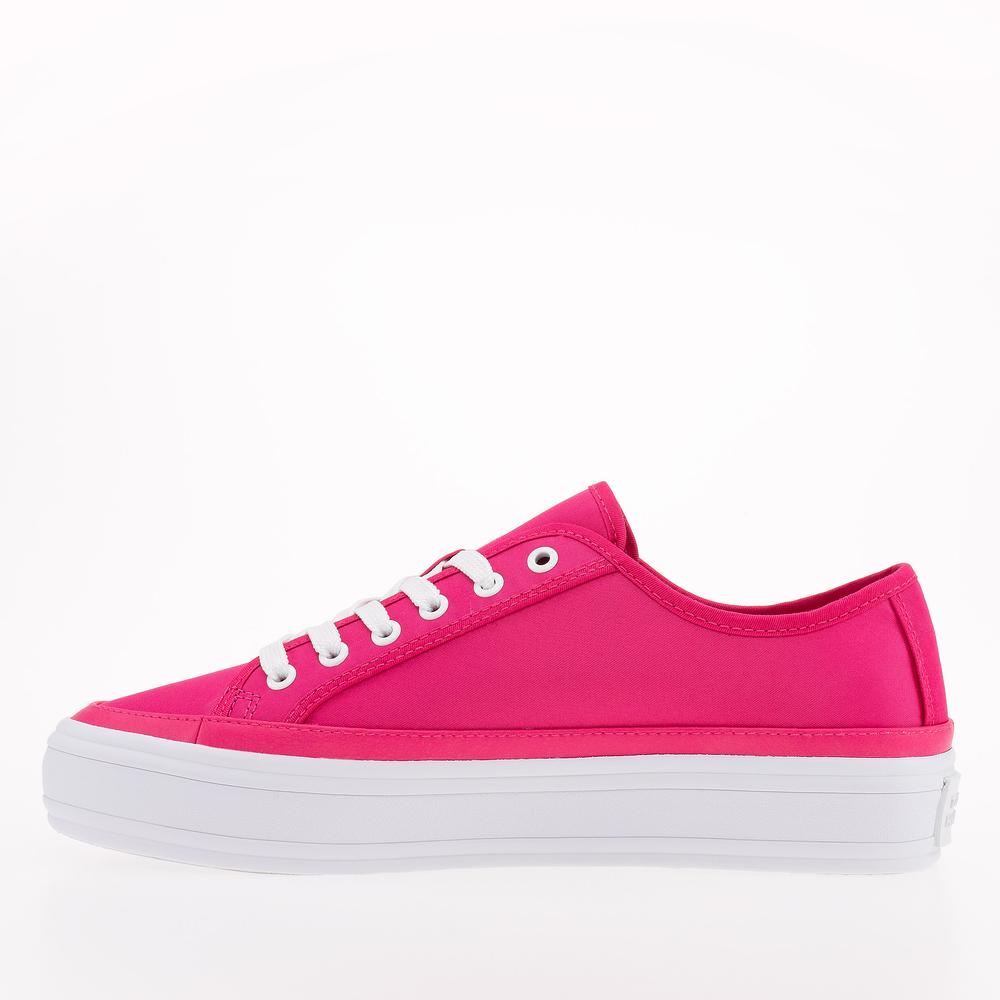 Topánky Tommy Hilfiger Essential Vulcanized Canva FW0FW07459-T1K - ružové