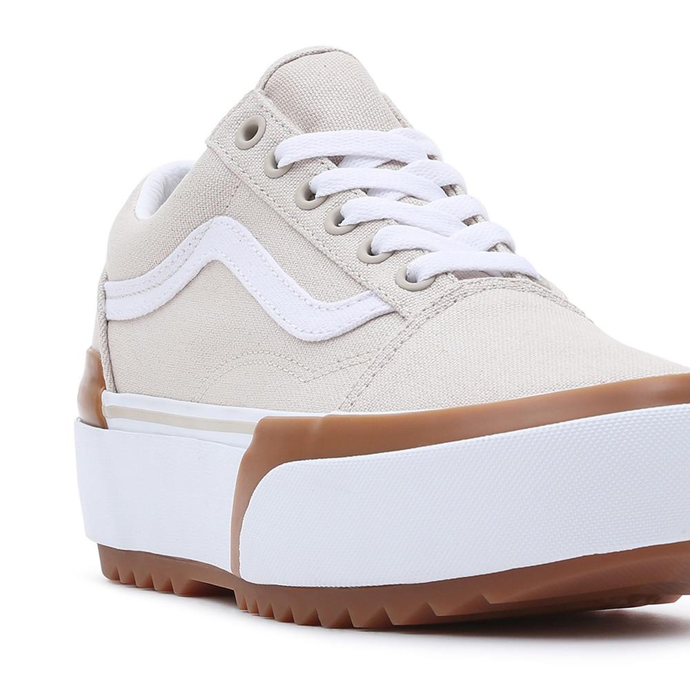 Topánky Vans Old Skool Stacked VN0A4U15BLL1 - béžové