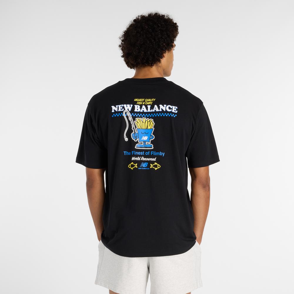 Pánske tričko New Balance MT61I5BMBK - čierne