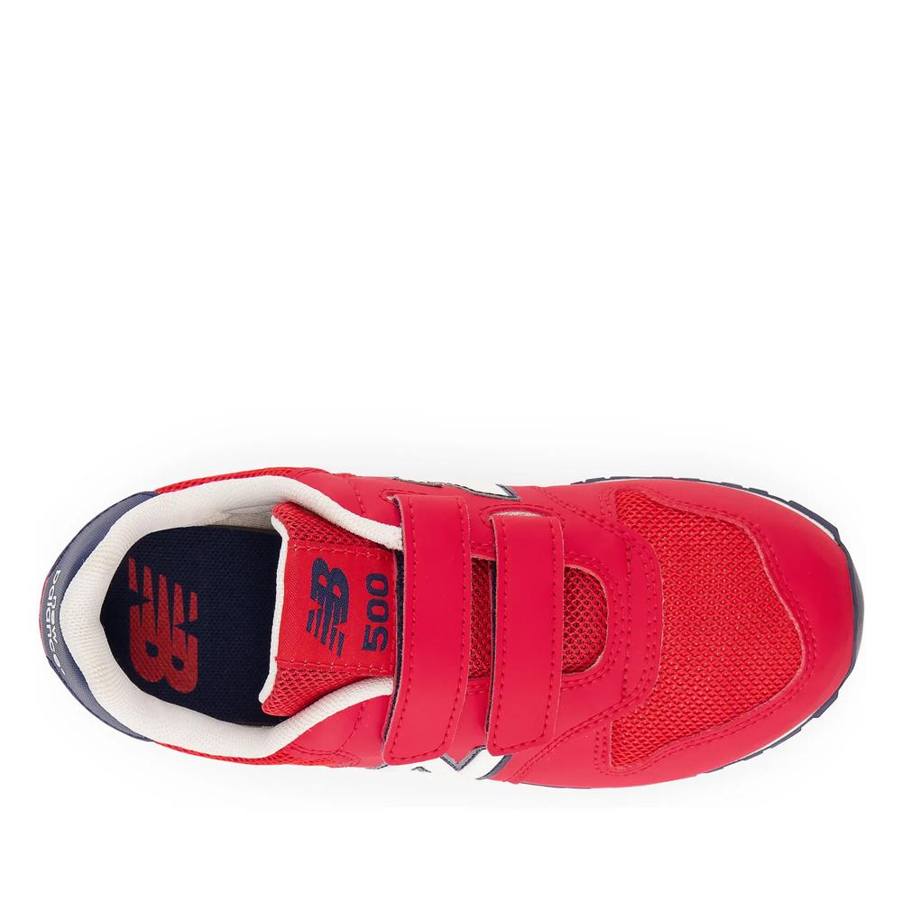 Detské topánky New Balance PV500TR1 – červené