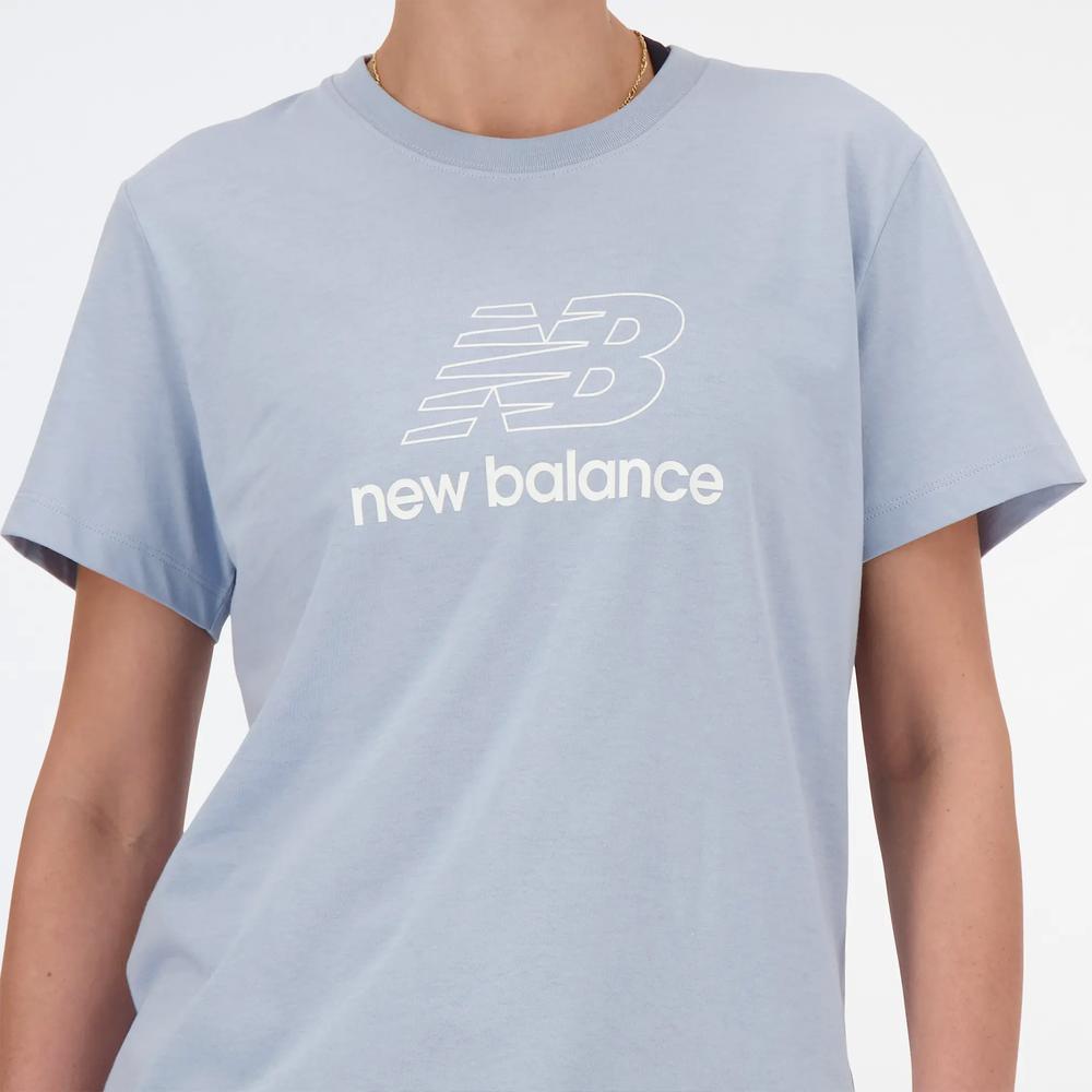 Dámske tričko New Balance WT41816LAY - modré