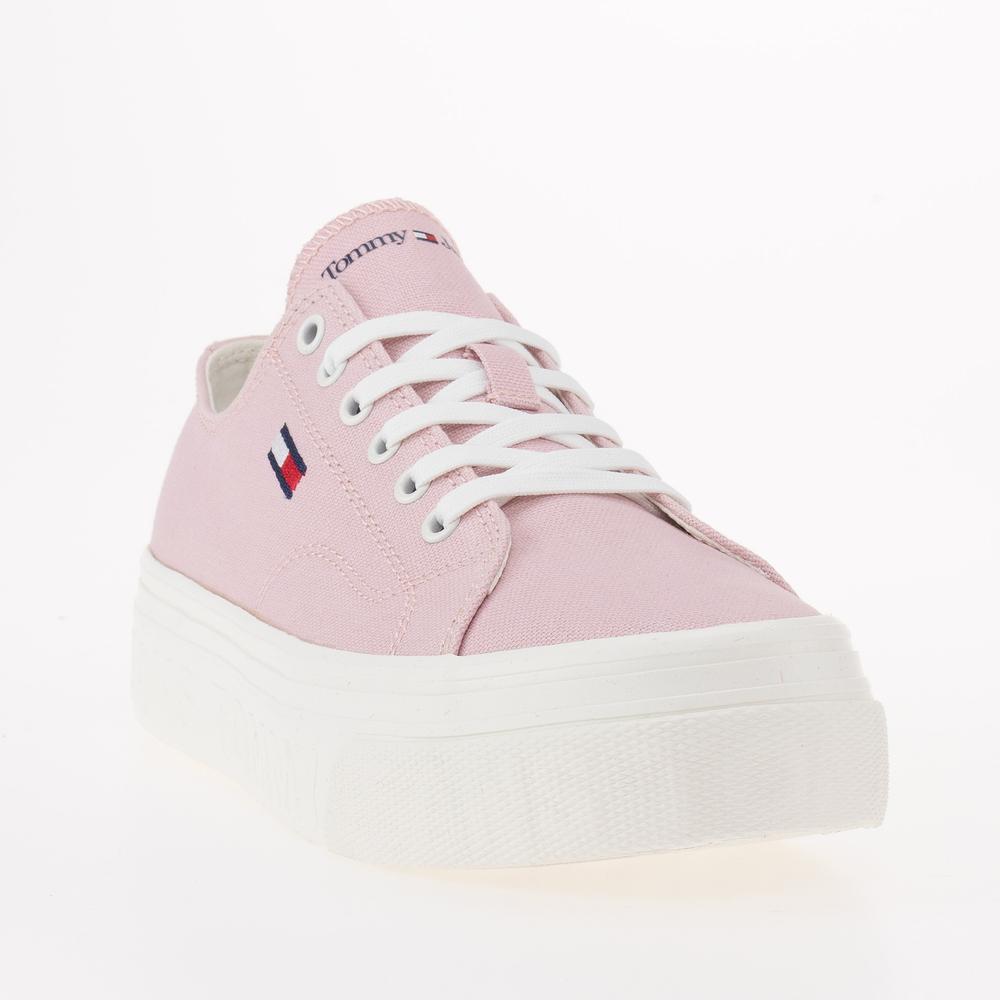 Topánky Tommy Jeans Lace-Up Flatform EN0EN02173-TH2 - ružové