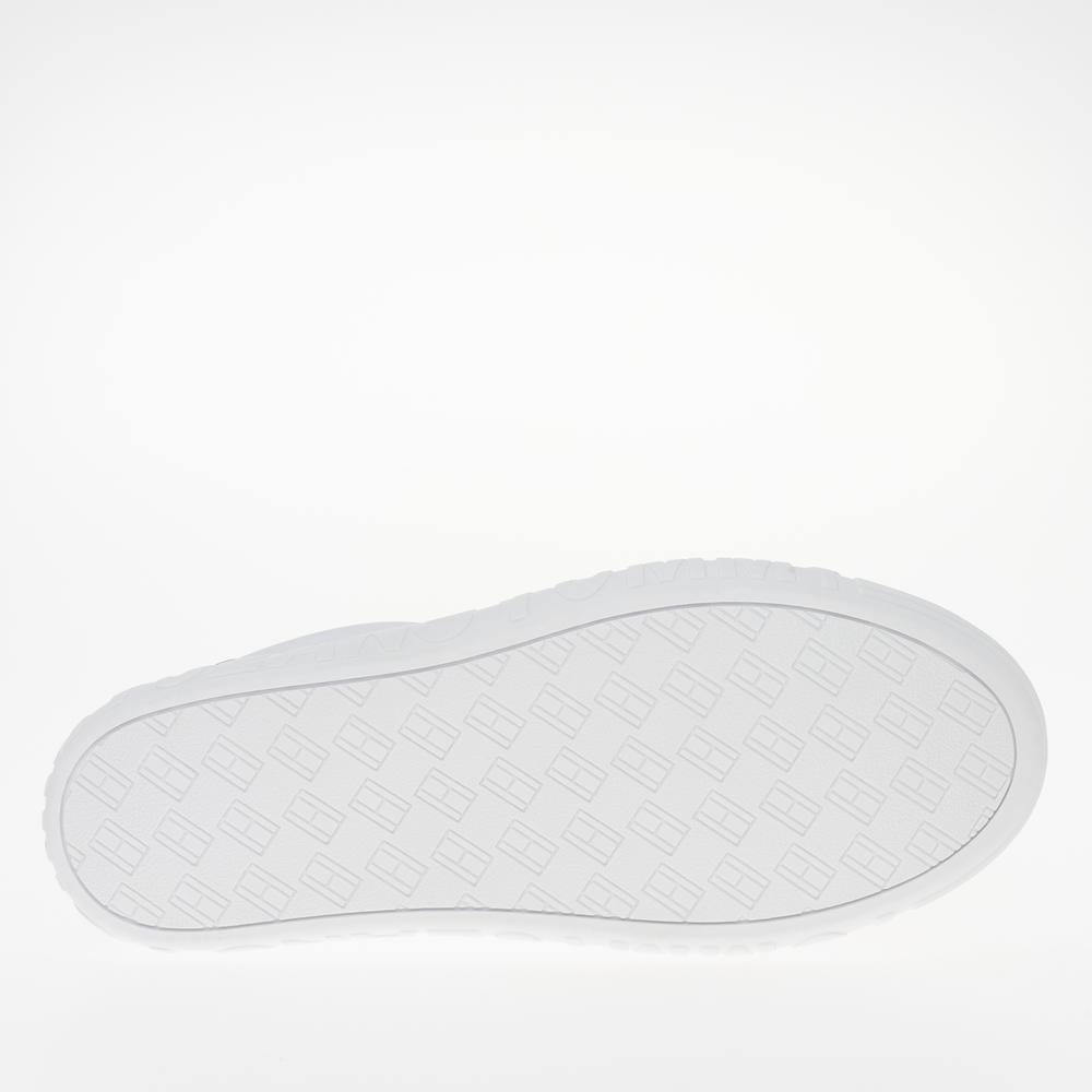 Topánky Tommy Jeans Leather Cupsole Ess EN0EN02507-YBS - biele