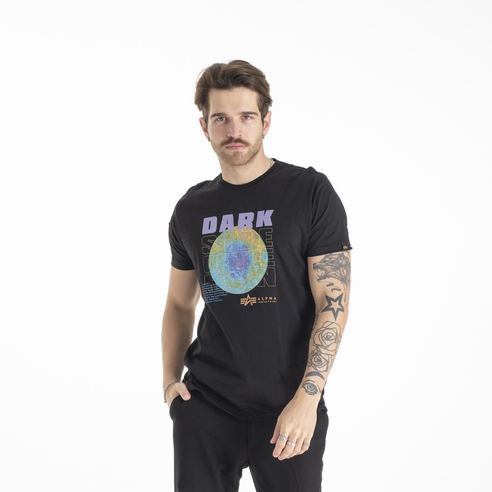 Tričko Alpha Industries Dark Side 108510556 - čierne