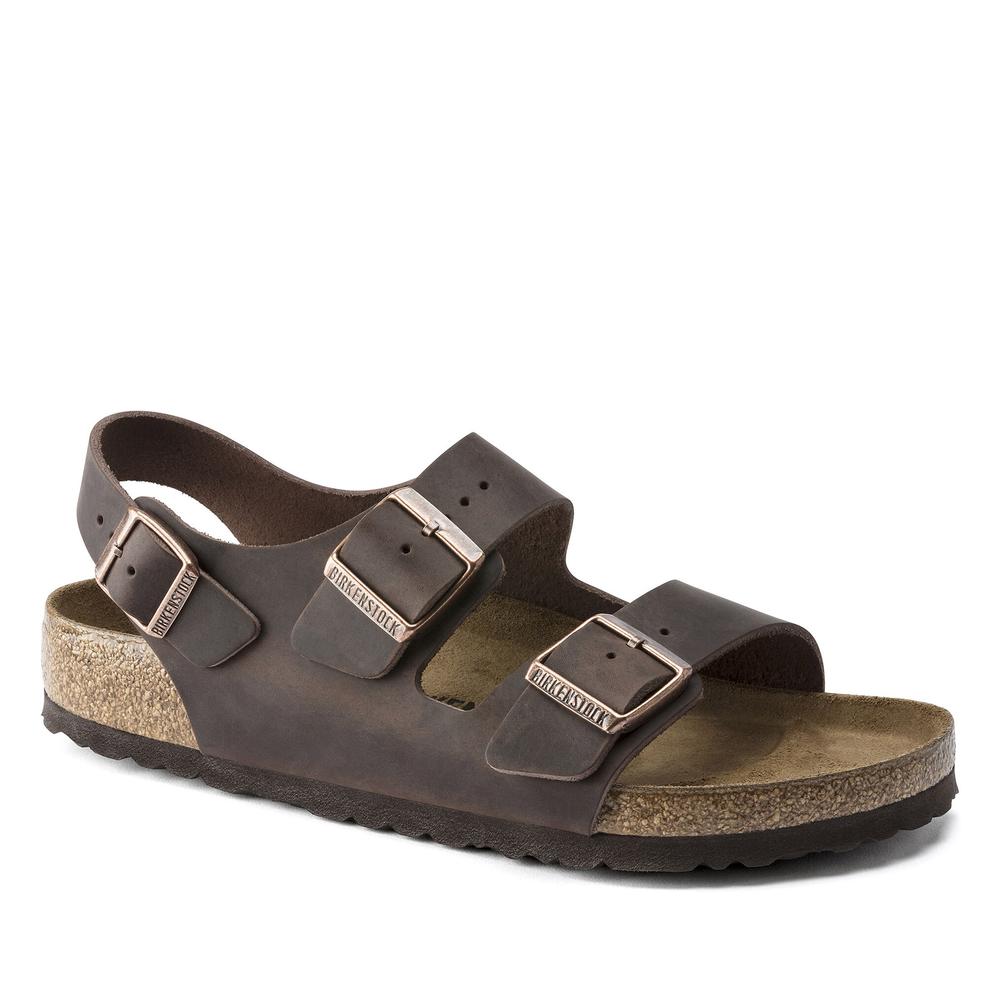 Sandále pánske Birkenstock Milano 34871 - hnedé