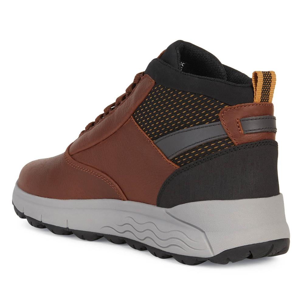 Topánky Geox Spherica 4x4 Abx U26FDA0FV6KC0013 - hnedé