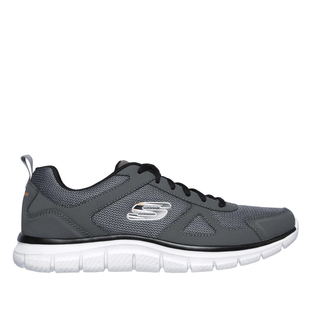 Pánske topánky Skechers Track 52631CCBK - šedý
