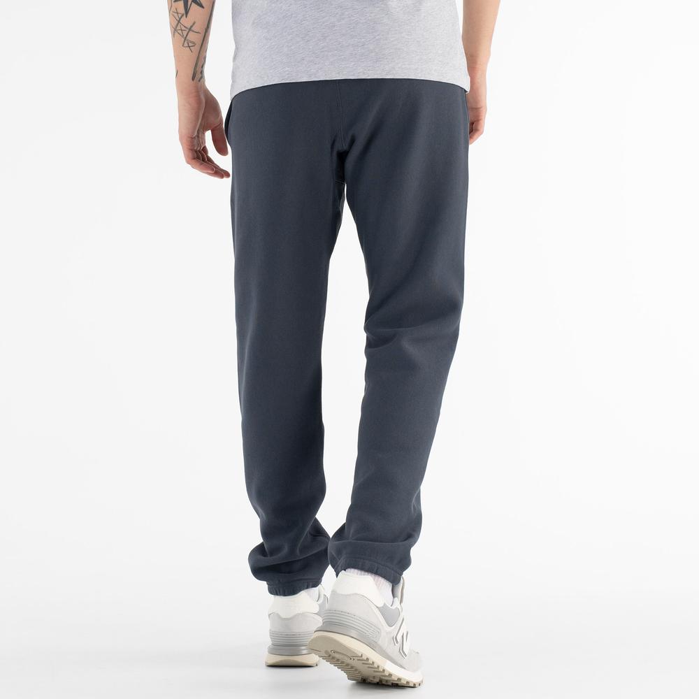 Nohavice Champion Elasticated Cuffs Reverse Weave Joggers 216540-BS551 - tmavomodré