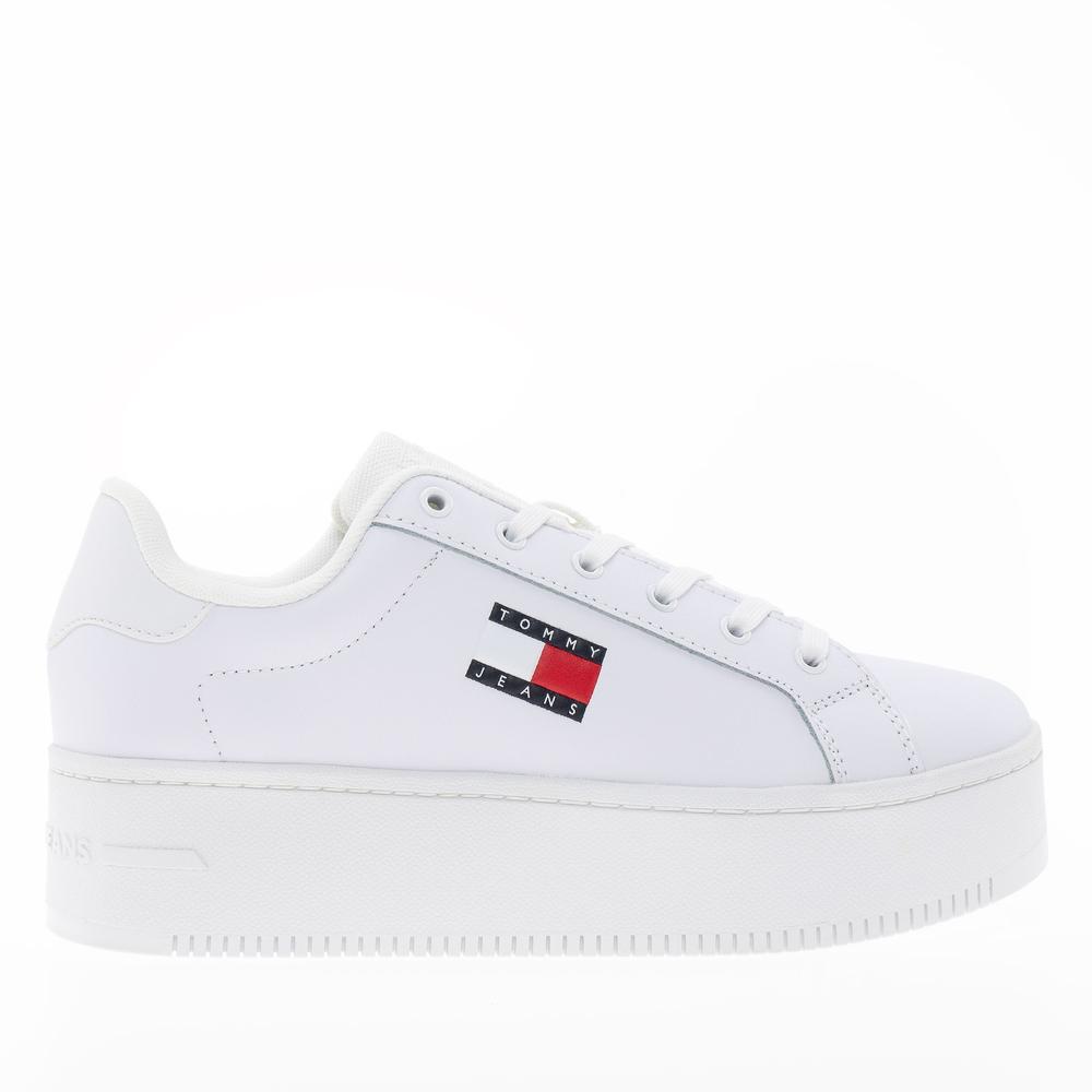Topánky Tommy Hilfiger TJW Flatform Ess EN0EN02518-YBS - biele