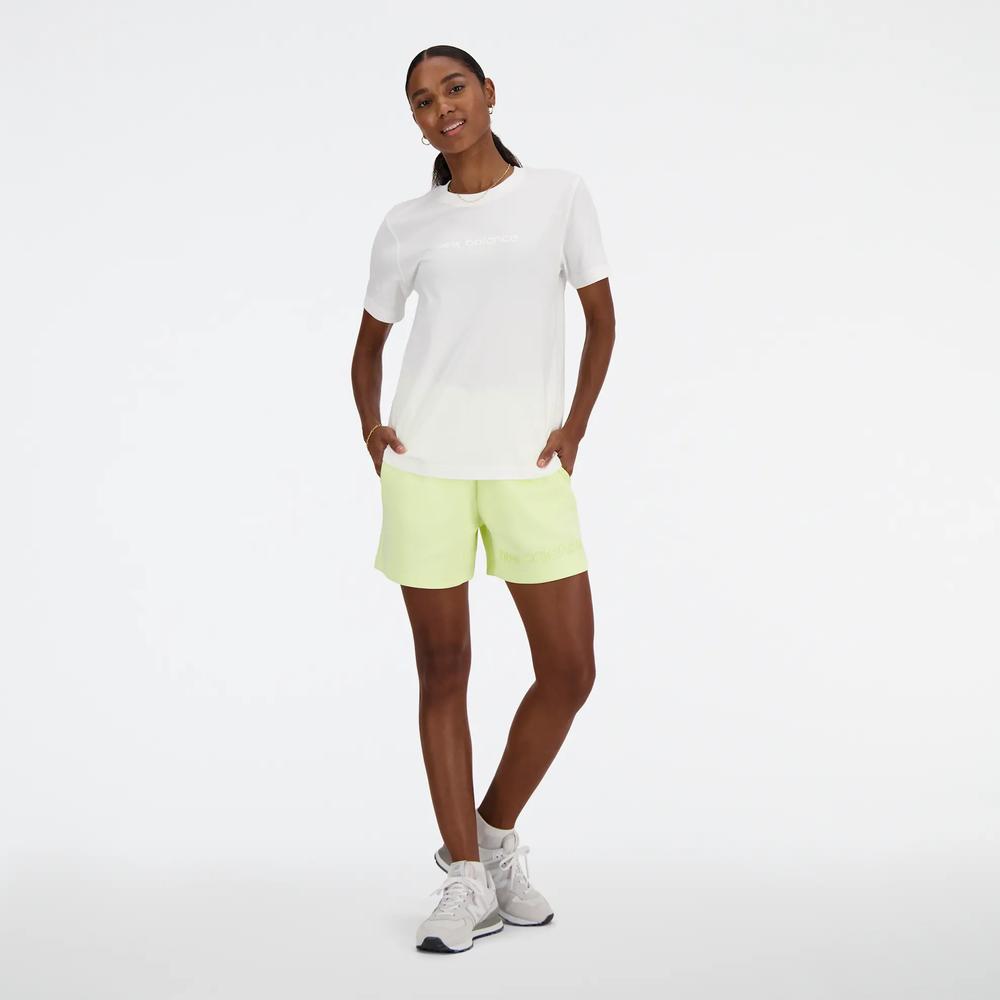 Dámske šortky New Balance WS41508LLT - zelené