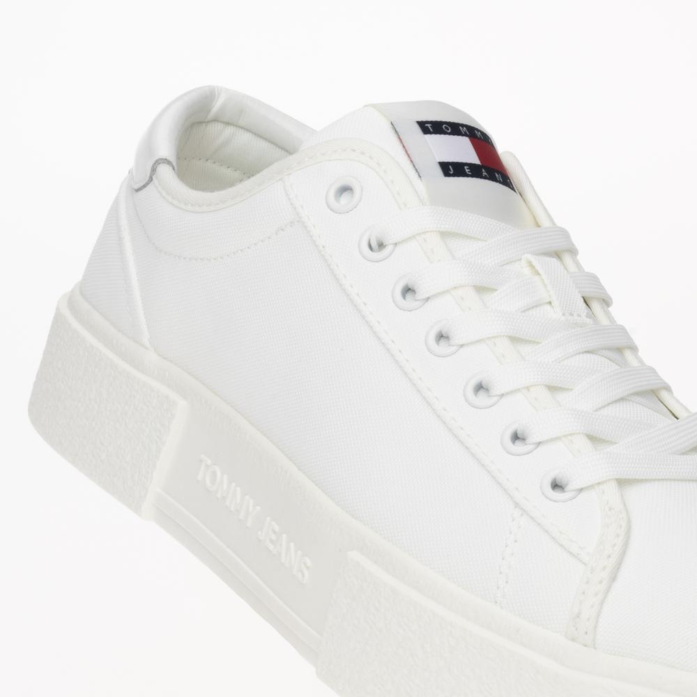 Topánky Tommy Jeans Floxing Flatform EN0EN02480-YBL - biele