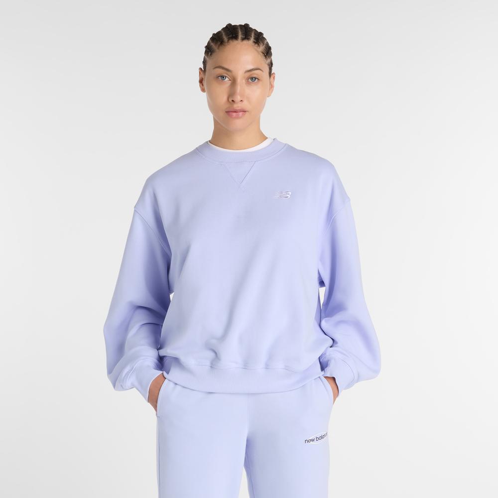 Dámska mikina New Balance WT41500DYK - fialové