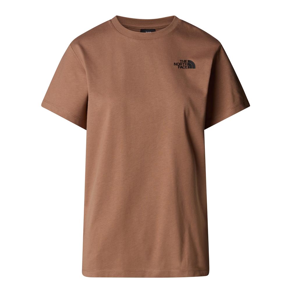 Tričko The North Face Redbox 0A87NK6E11 - hnedé