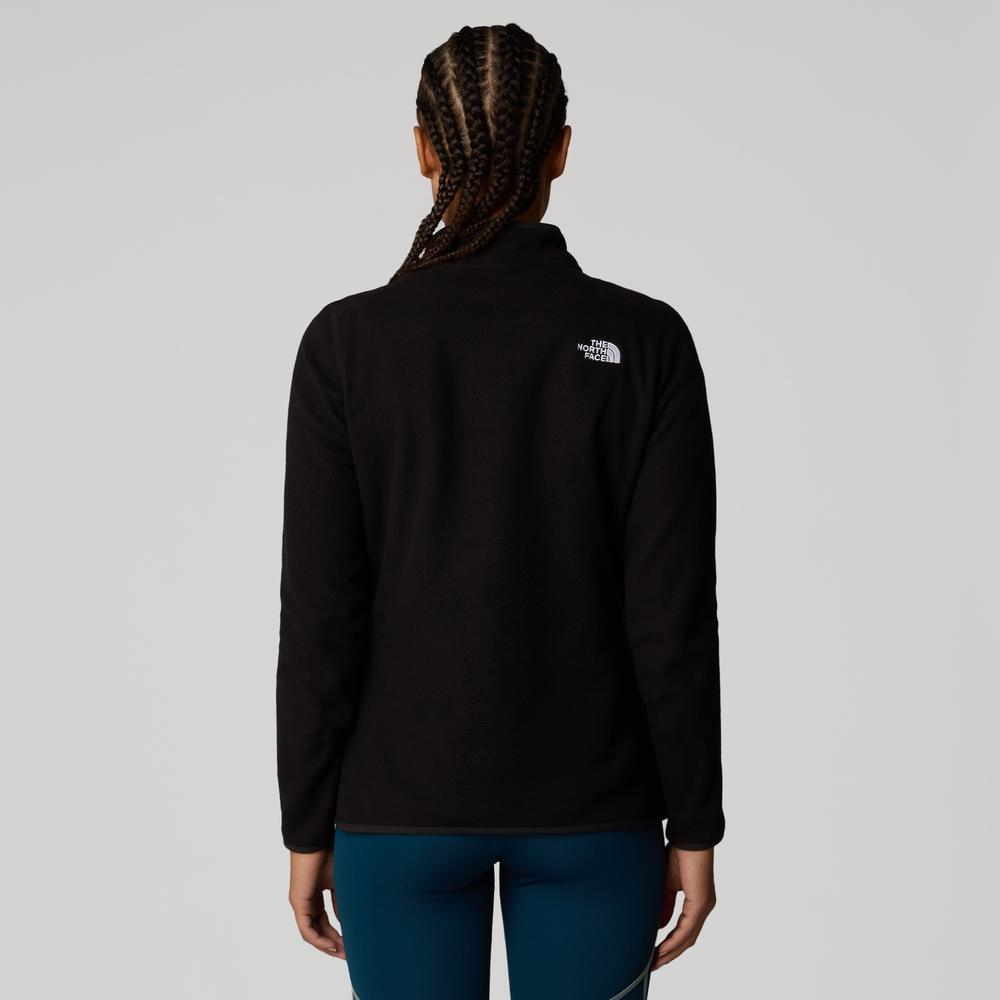 Blúza dámske The North Face 100 Glacier 1/4 Zip Fleece 0A855M4H01 - čierne